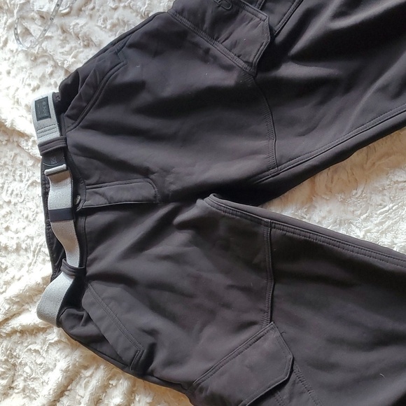 CB Sports Cargo Insulated Lined Ankle Elastic Sz. M Ski Snowpants with Belt - Picture 1 of 15